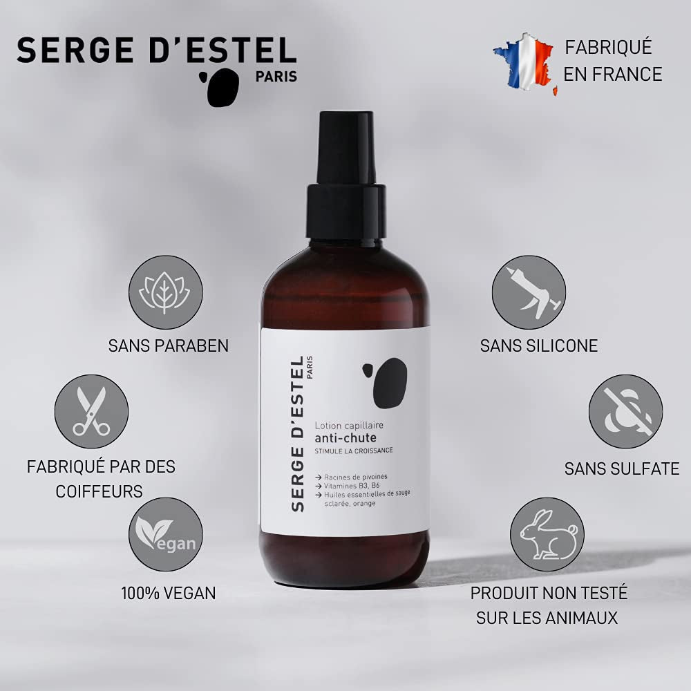 SERGE D'ESTEL PARIS Loción en spray contra la caída del cabello, 200 ml Cuidado del cabello SERGE D'ESTEL PARIS