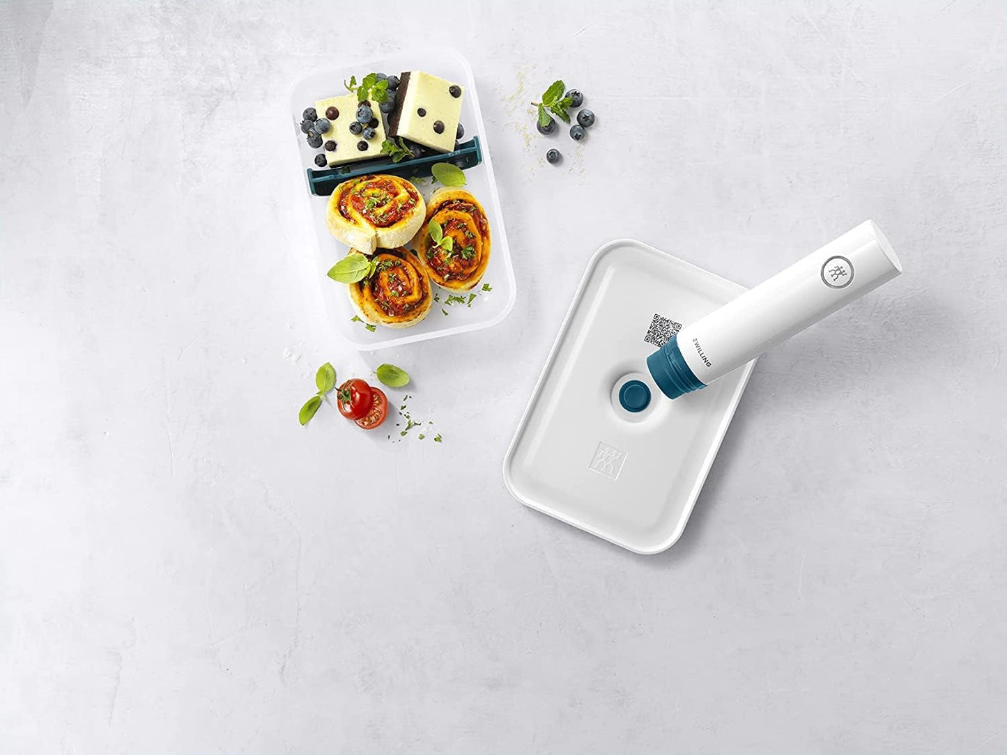 Zwilling Set de fiambrera al vacío / nevera para guardar Fresh & Save, 3 piezas, plástico, semitransparente, La Mer Cajas de almacenamiento de alimentos Naty Shop