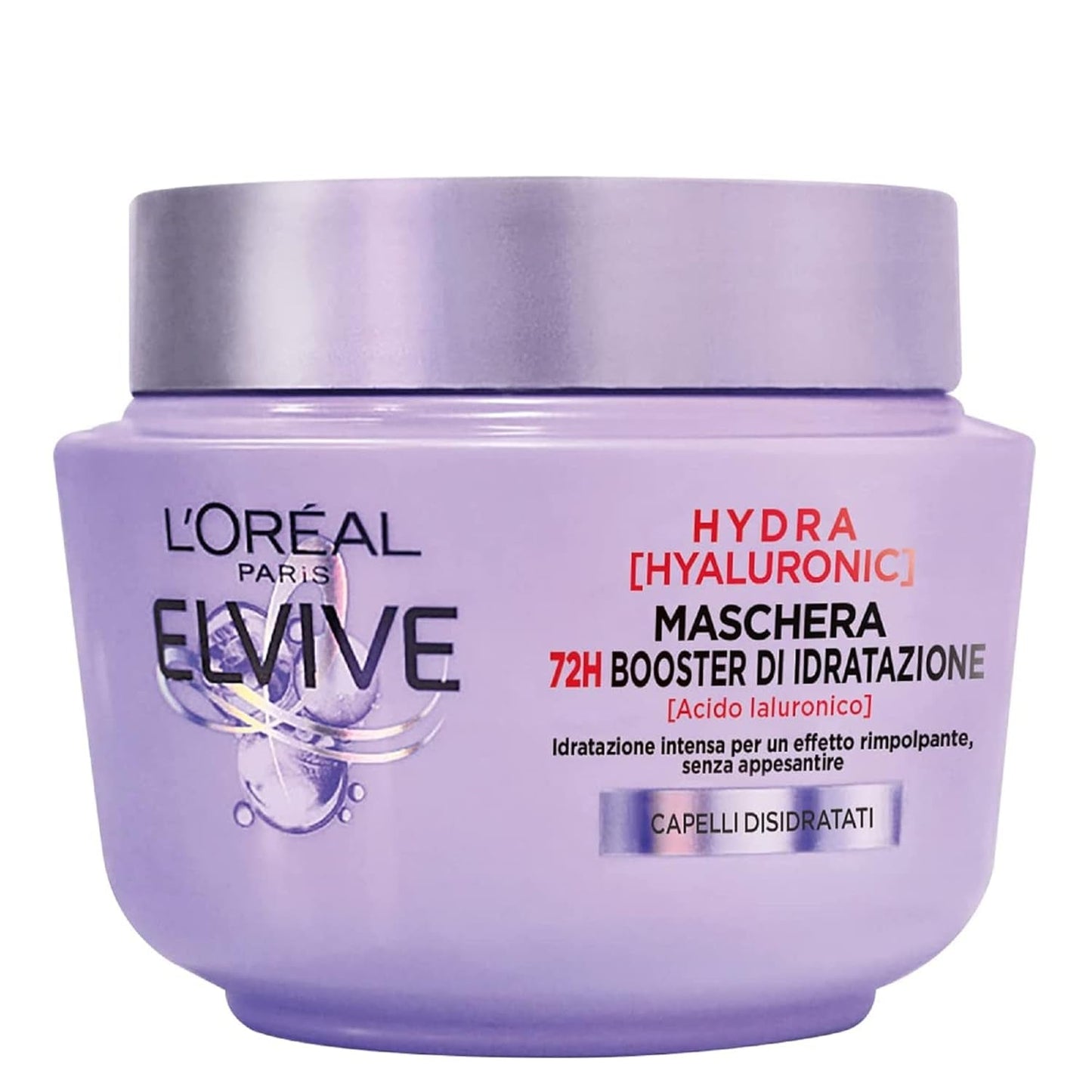 L'Or?al Paris Elvive Hydra Hyaluronic Maschera 72H Booster di Idratazione 300 ml Mascarilla capilar Naty Shop Título predeterminado