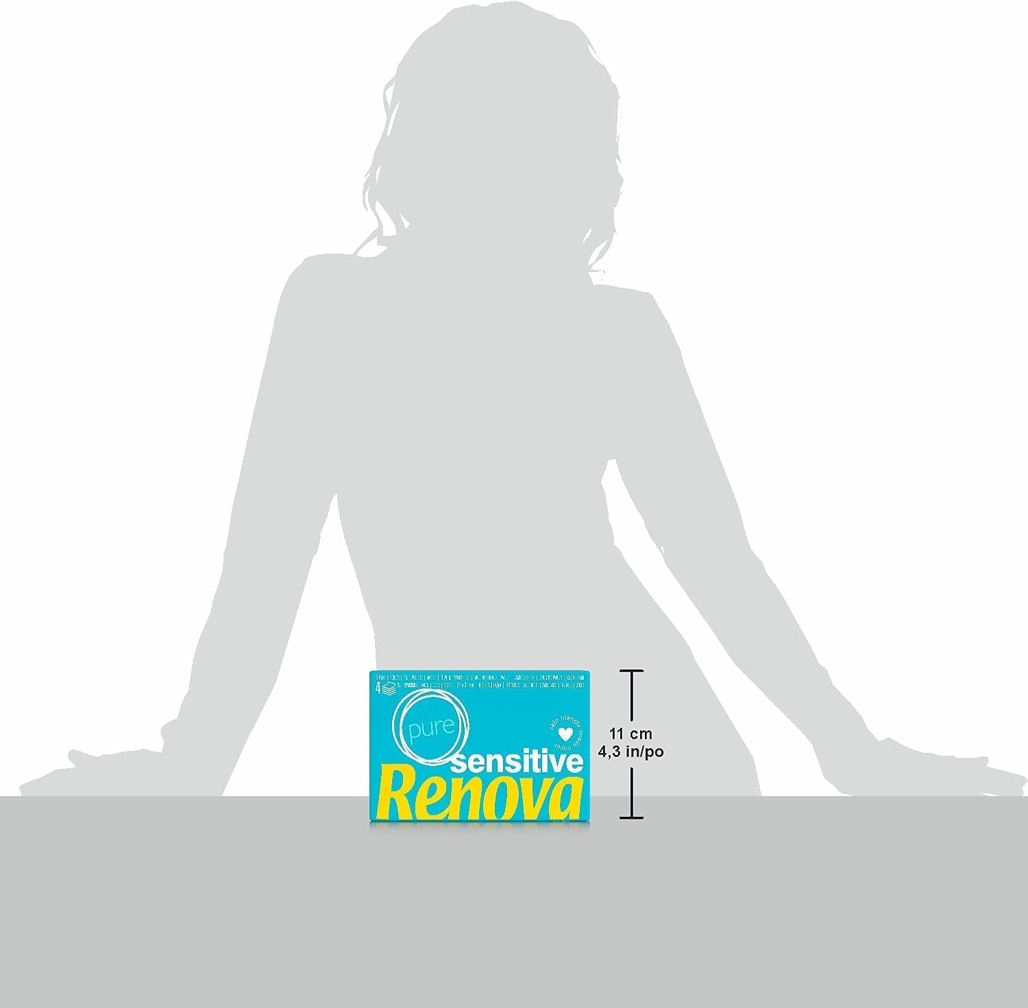 Renova Pañuelos Sensitive Pure - 6 paquetes de servilletas blancas
