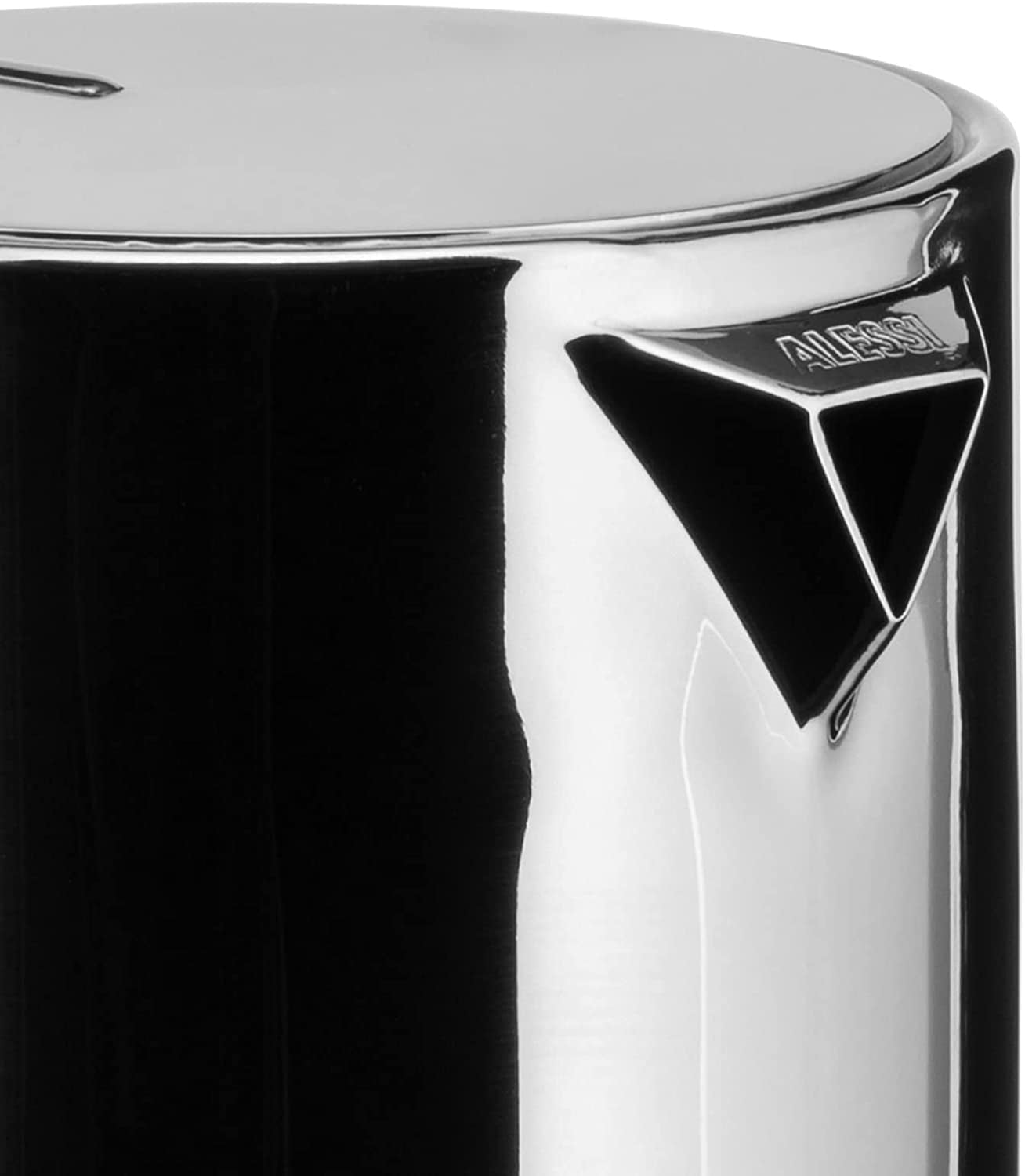 Alessi 9090/6 Espresso con 6 tazas para inducción, acero inoxidable, plateado, 15,5 x 13,5 x 27 cm