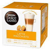 Latte Macchiato | 96 Kaffeekapseln y Latte Macchiato Caramelo | 48 cápsulas de café | Mezcla de Arábica Robusta | Feines Caramell Aroma und leckerer Milchschaum
