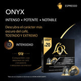 L'OR Espresso Kaffeekapseln Onyx | Intensidad 12 | 200 cápsulas Nespresso compatibles (R)* - Exclusivo de Amazon