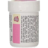 Colorante alimentario concentrado Funcakes Paste Color Rosa; para masa, nata, fondant, mazapán, masa, pasta para modelar y pasta de flores. Halal y Kosher. 30 gramos