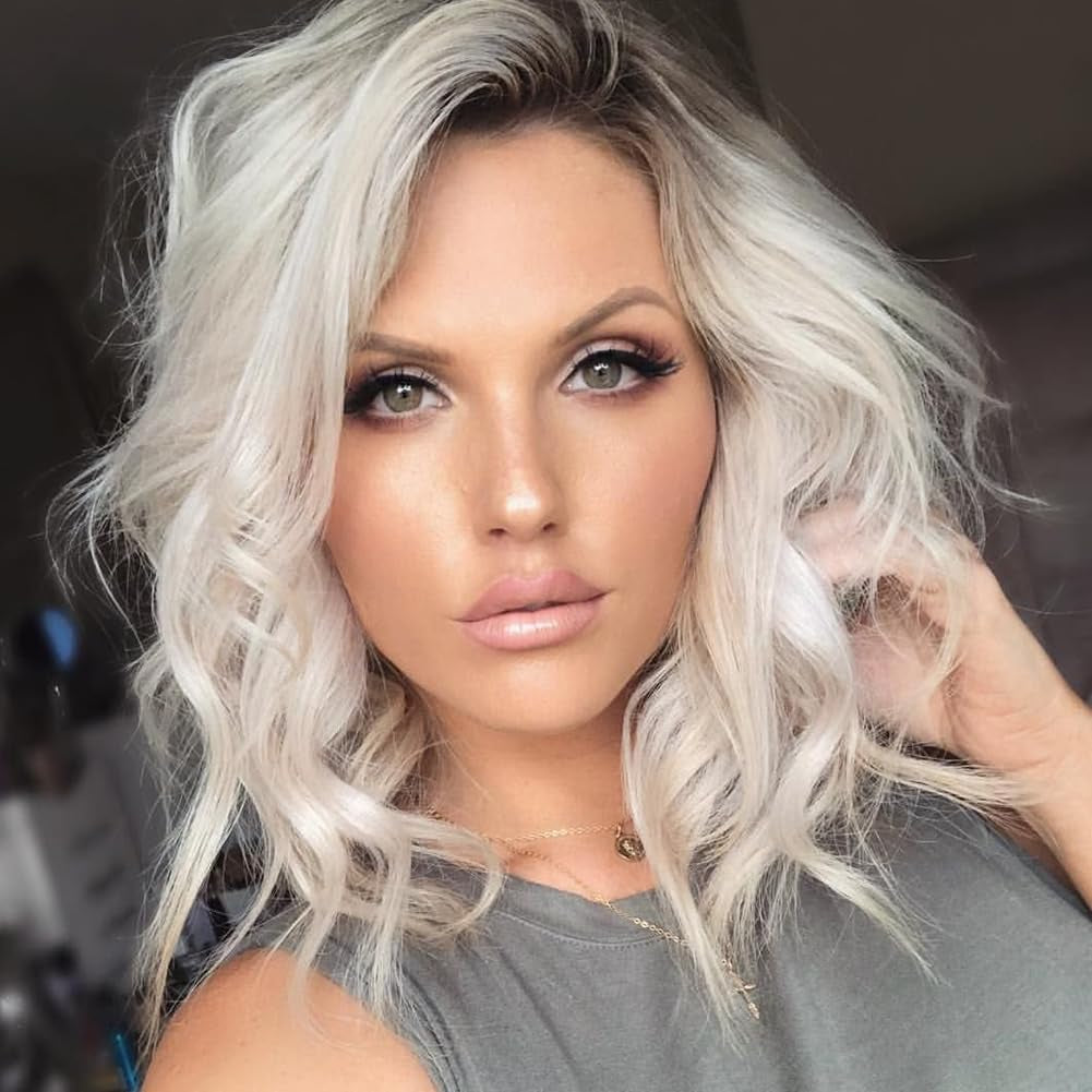 Tinte para el cabello en barra - Tiza temporal para teñir el cabello, peine lavable no tóxico para niñas, máscara para el cabello, juego de tintes para el cabello, color blanco Naty Shop Tinte para el cabello
