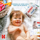 Huggies Toallitas húmedas naturalmente biodegradables para bebés sensibles, 8 x 48 toallitas, paquete a granel