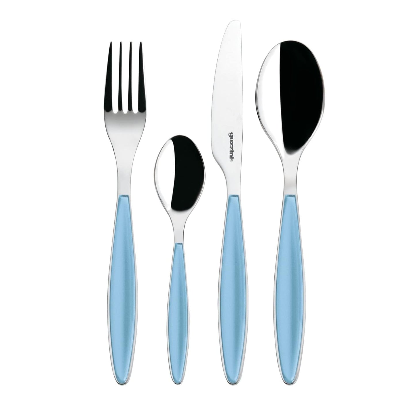 Guzzini - Feeling, cubertería 24 piezas - Gran Cocina azul Naty Shop
