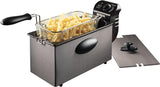Freidora de aceite Bestron con tecnología de zona fría, 3,5 litros, 2000 vatios Electrodomésticos Naty Shop Antracita Individual