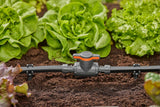 Válvula de regulación y cierre Gardena Micro-Drip-System de 13 mm (1/2 pulgada): cierre sencillo de tuberías y regulación continua del caudal de agua, accesorio para colocar tuberías de goteo (13207-20)
