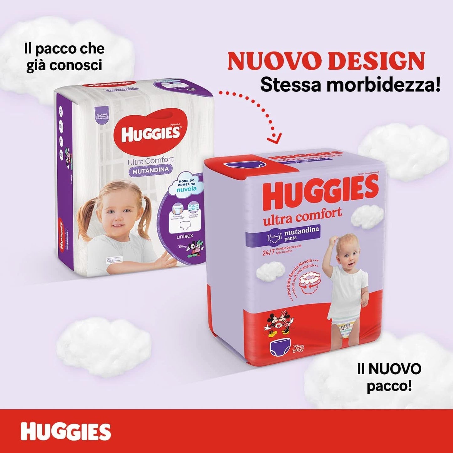 Huggies Pañal Ultra Comfort, Tamaño 6 (15-25 Kg), 52 Pañales Naty Shop