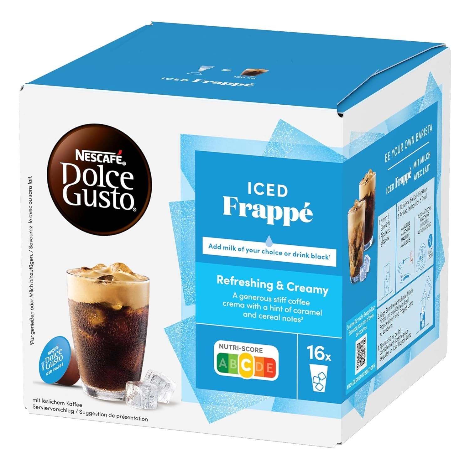 NESCAFÉ DOLCE GUSTO Frappé Kaffeekapseln Paquete de 3 (3 x 16 Kapseln)