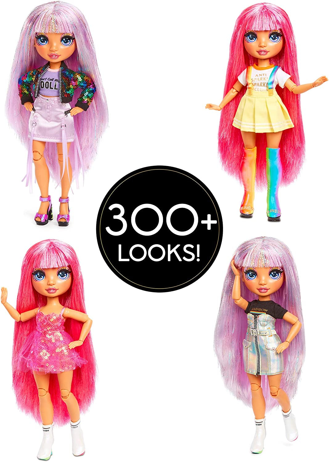 Rainbow High 571049 Fashion Studio - Muñeca exclusiva con ropa, accesorios y 2 pelucas brillantes - ¡Crea más de 300 conjuntos!