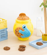 Grupo Erik Tarro de Cerámica para Galletas Barrio Sésamo El Monstruo de las Galletas - Tarro para Galletas con Tapa Grande 21,0 x 27,0 x 22,0 cm Tarro con Tapa Mercancía Oficial de Barrio Sésamo Cajas para Conservar Alimentos Naty Shop