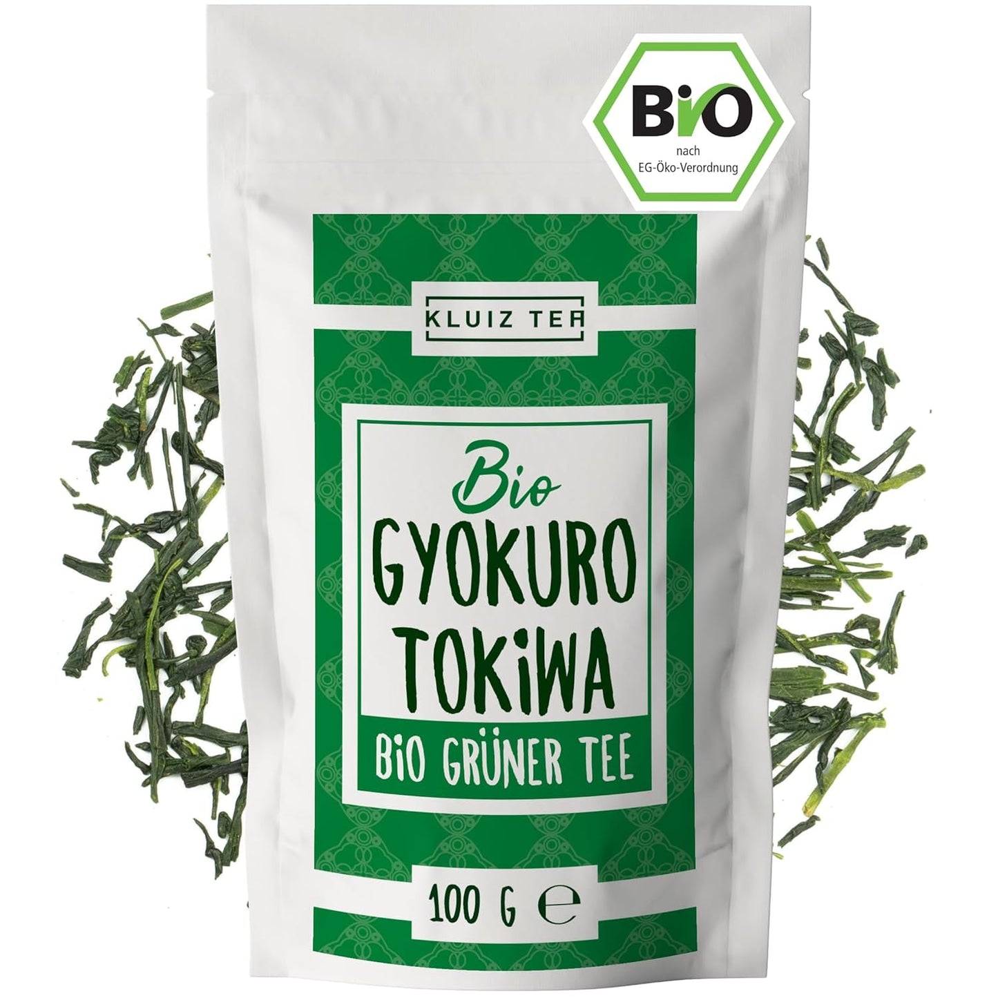 KLUIZ Gyokuro Tokiwa orgánico - Primera cosecha recolectada a mano - Té verde japonés I 100 gramos I Té verde orgánico