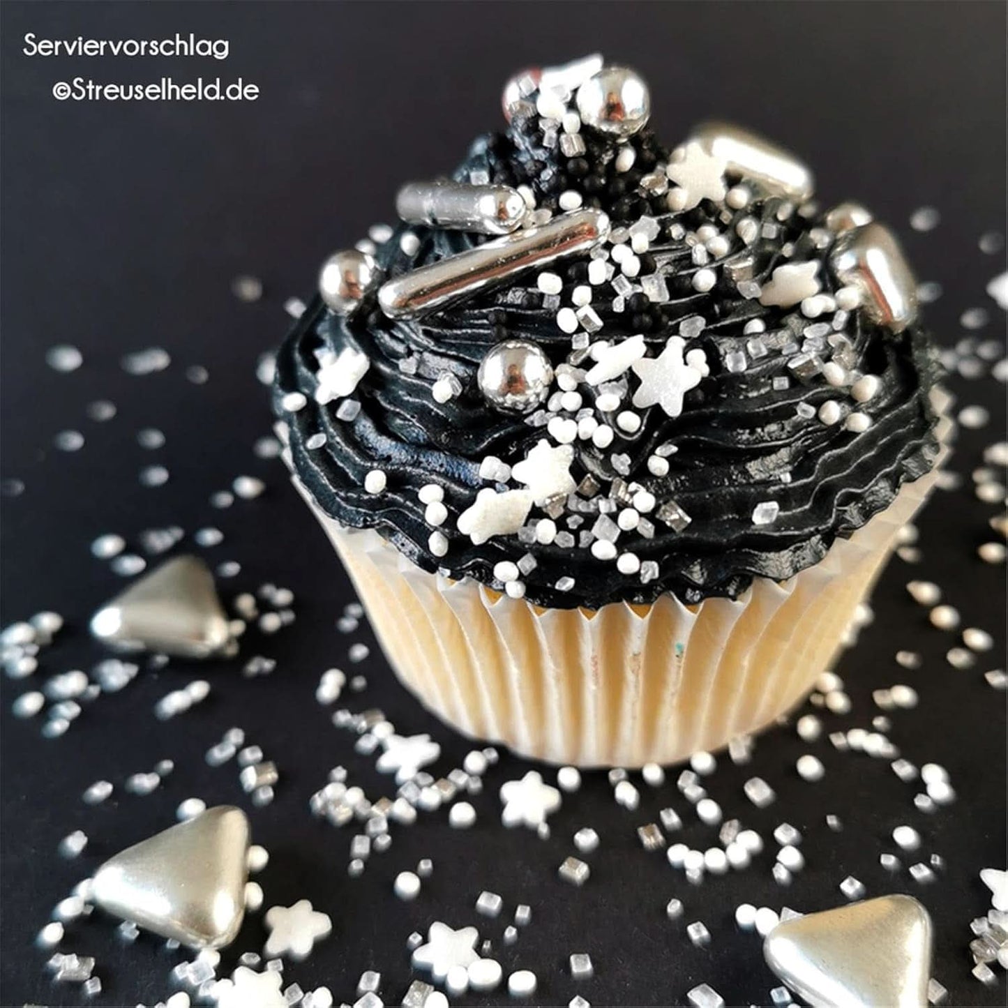 Streusel Hero Chocolate Mix Silver White Sprinkles, 40 gramos Naty Shop