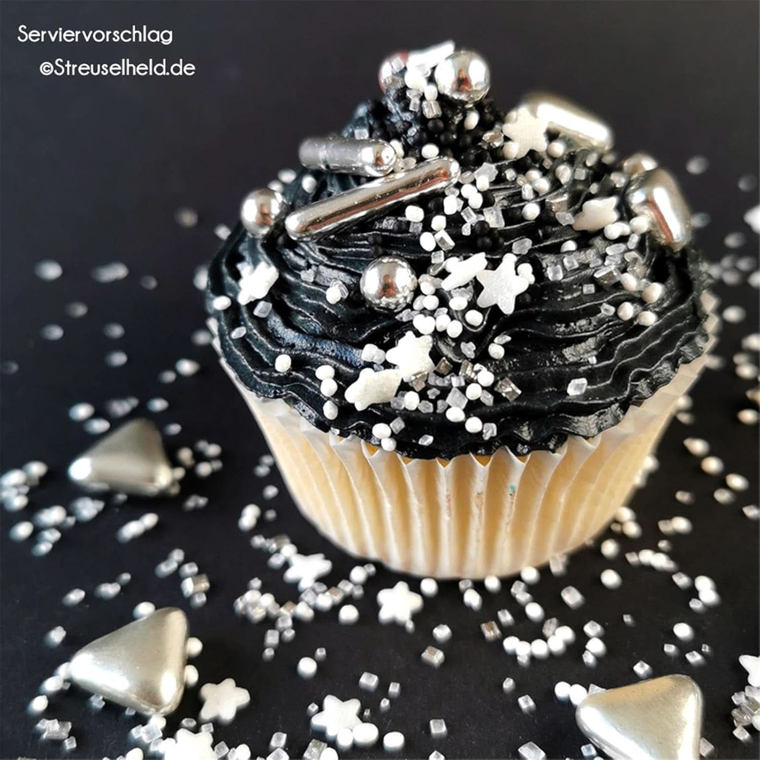 Streusel Hero Chocolate Mix Silver White Sprinkles, 40 gramos Naty Shop