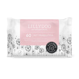 LILLYDOO Toallitas húmedas verdes, 600 unidades (10 x 60), toallitas 100 % libres de plástico, resistentes a desgarros, sin fragancia, suave y natural, limpieza suave para pieles sensibles, dermatológicamente probadas