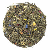 Ronnefeldt, té verde aromatizado con mango y cítricos, 100 g, paquete de 4