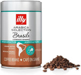 ILLY 6 cajas de café en grano de 250 gramos cada una, Selección Arábica, Brasil, certificado Cerrado Mineiro, Regenagri