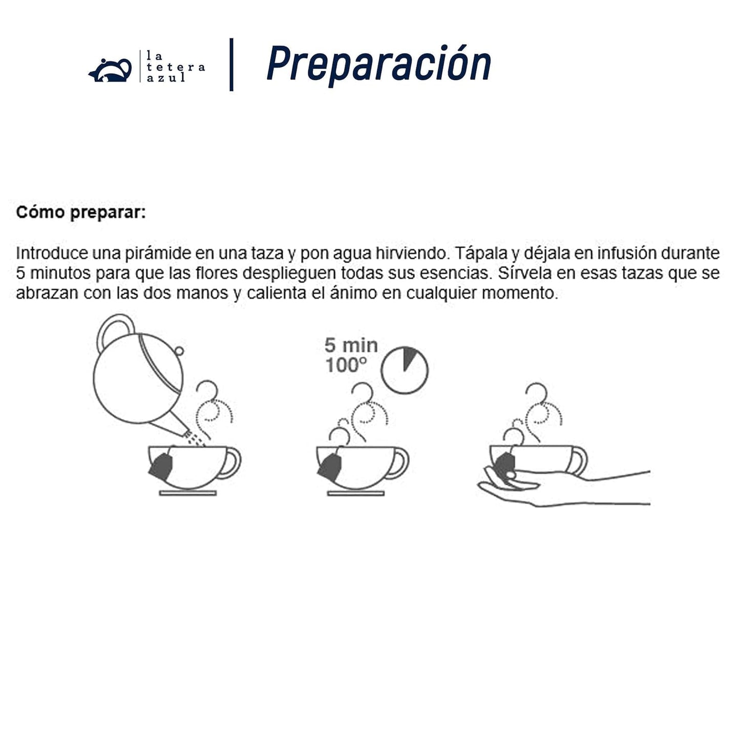 LA TETERA AZUL Infusión ecológica de jengibre y limón. Té orgánico para adelgazar en pirámides. Jengibre y limón. 20 pirámides.