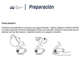LA TETERA AZUL Infusión ecológica de jengibre y limón. Té orgánico para adelgazar en pirámides. Jengibre y limón. 20 pirámides.