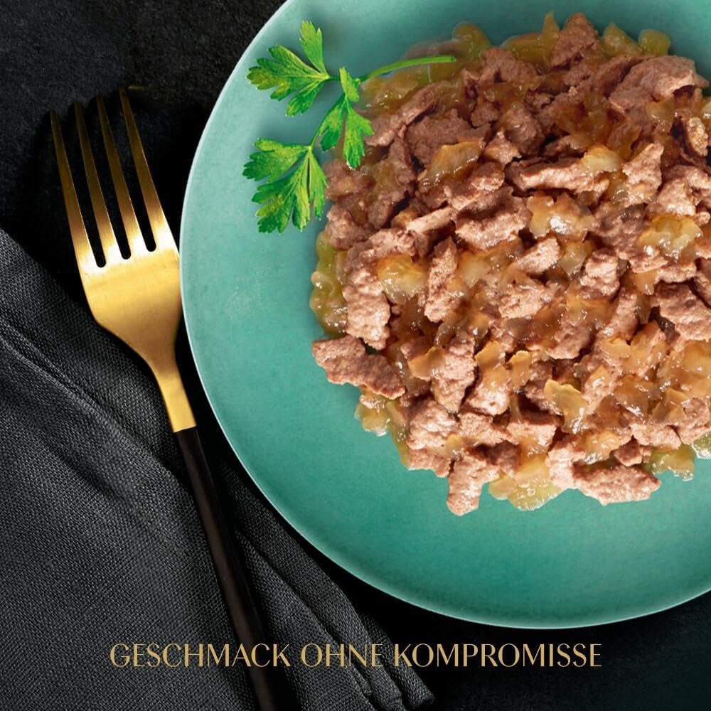 Sheba Comida húmeda para gatos, delicatessen en gelatina de salmón, 2 x 11 x 85 g