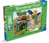 Puzzle Infantil Ravensburger - 12004144 - Minecraft - Puzzle Minecraft de 200 Piezas para Niños 8+ en Formato XXL, Regalos Minecraft Puzzle Naty Shop