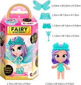 CRAZE Hada en mi bolsillo | Muñeca Hada con alas, juguete hada coleccionable con efectos especiales como purpurina, brillo en la oscuridad y cambio de color Muñecas Naty Shop
