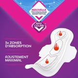 Compresas Sanitarias con Alas Ultra Goodnight - Flux Very Abondants - 10 toallitas en sobres individuales