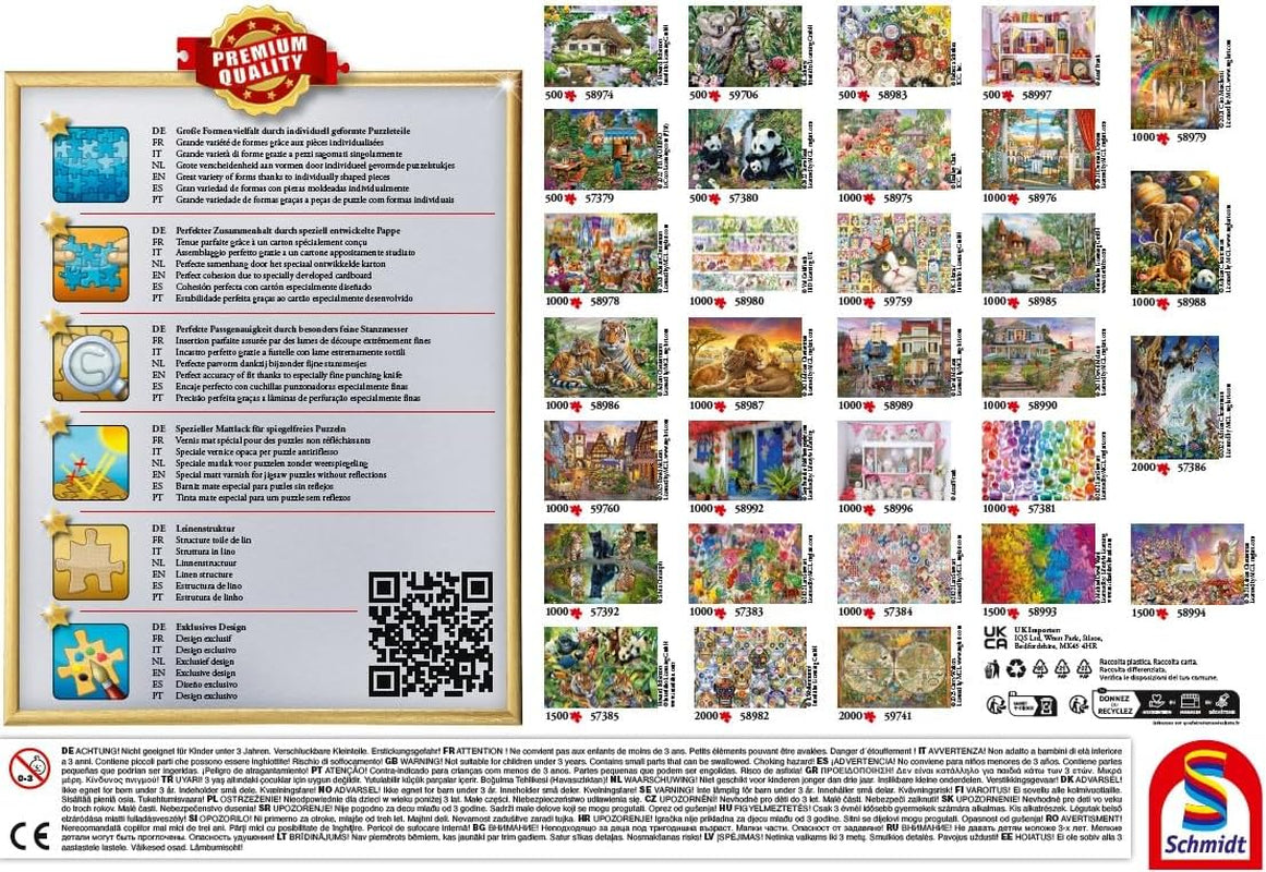 Schmidt Spiele 57379 Camper Romance, rompecabezas de 500 piezas Puzzle Naty Shop