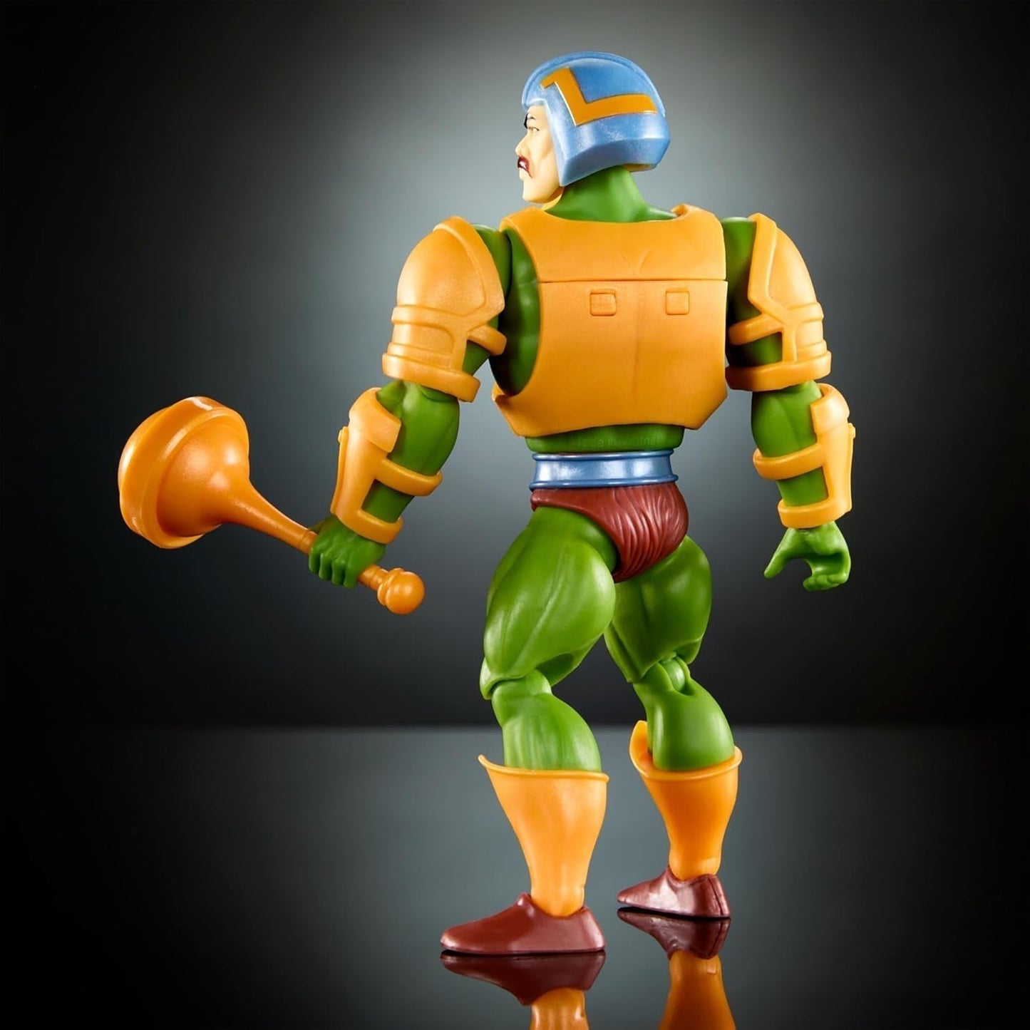 Juguete Masters of the Universe Origins, figura de acción de Duncan Man-At-Arms de la colección Cartoon, altura aprox. 14 cm, héroe con armadura removible y accesorios, Figuras de acción HYD25 Naty Shop