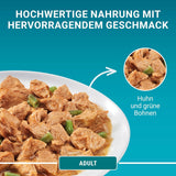 PURINA ONE Comida húmeda para gatos adultos, trozos tiernos en salsa de pollo, paquete de 26 (26 x 85 g)
