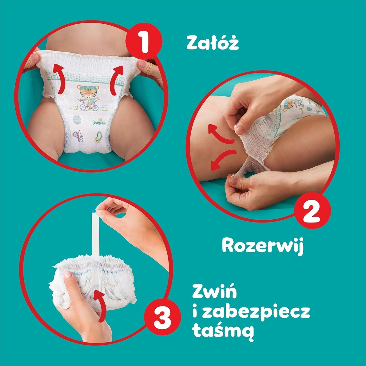 Pampers (versión antigua), pantalones niños/niñas 4 176 uds.