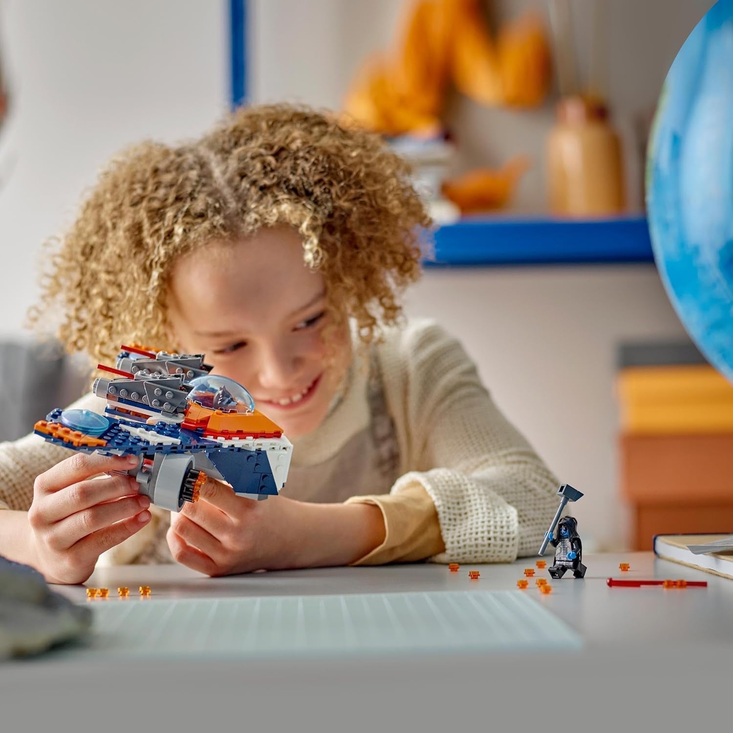 Nave espacial LEGO Marvel Rockets vs. Set de nave espacial para construir de Ronan, figura de superhéroe de Guardianes de la Galaxia, juguete de regalo para niños y niñas de 8 años 76278 Juegos de construcción Besuche den LEGO-Store