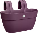 elho Vibia Campana Easy Hanger M 36 - Maceta para balcón y exterior - Ø 36,0 x H 26,5 cm - Negro/Antracita