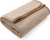 ACUSHLA 200,7 x 160 cm, 1,7 kg, manta, manta de lana, cálida manta de viaje, manta de punto, mantas decorativas para sofá, silla, sofá, cama, salón, camping, apta para todas las estaciones Ww203 Camas y mantas Beuche den ACUSHLA-Store Amarillo cálido 160 x 200 cm