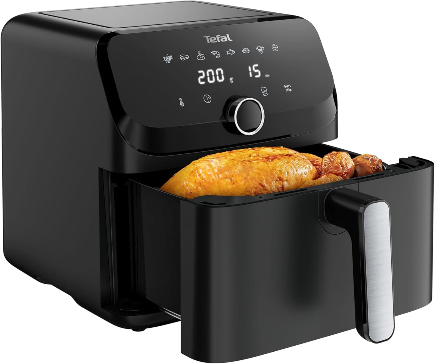 Freidora de Aire Caliente Tefal Easy Fry Mega, 7,5 litros de capacidad, hasta 8 personas, EY8558E0 Electrodomésticos Naty Shop Default Title