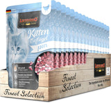 LEONARDO Fresh Bags [16 x 85 g de comida húmeda para gatos, sin cereales] | Comida húmeda completa en sobres individuales