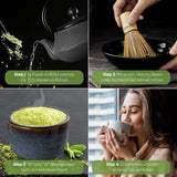 Uniqo Té Matcha en polvo 200 g en envase ecológico recargable