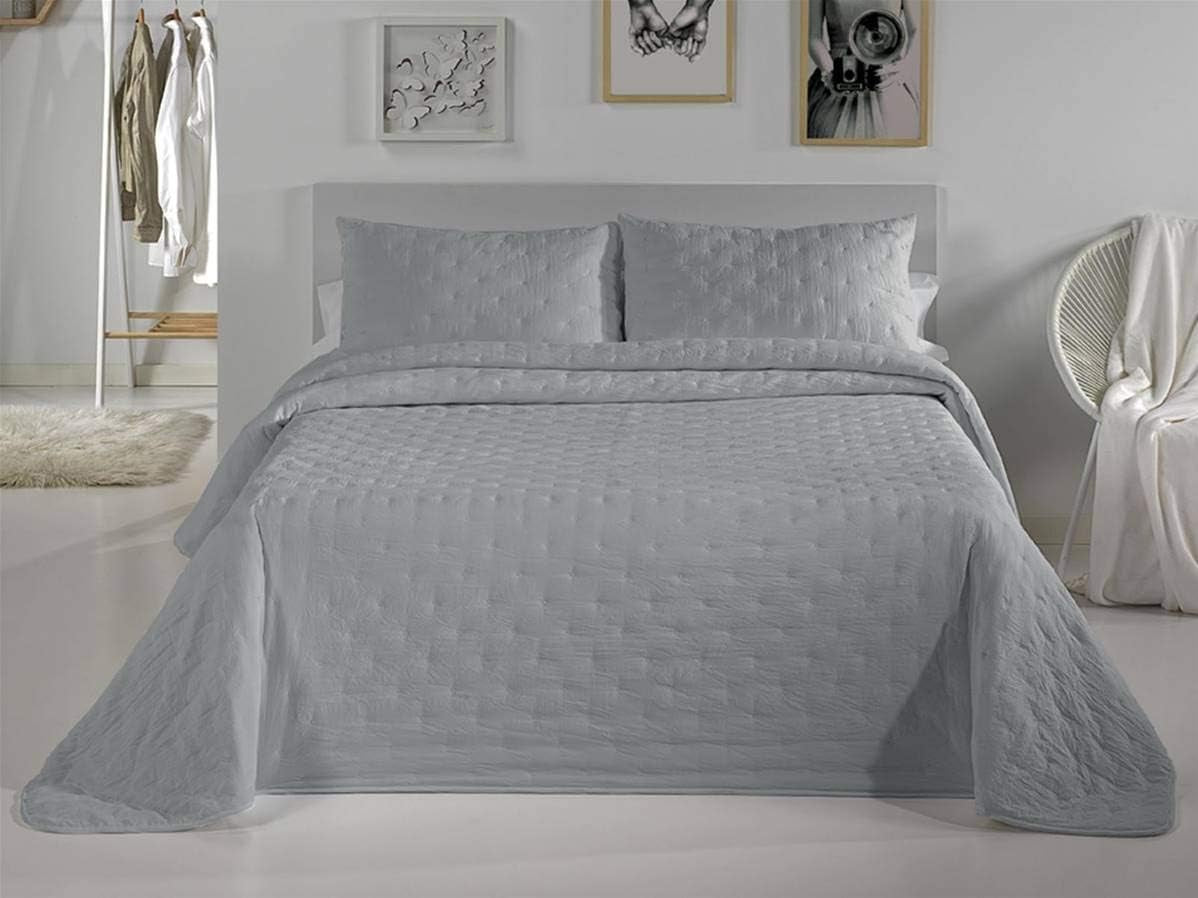 Pierre Cardin 1 Bouti Dots - Cama 90 Cm - Color Gris C5 Edredones y colchas Naty Shop Gris, C5 Cama 90 Cm