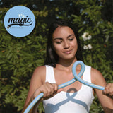 Magic Blue Hose Manguera de jardín extensible de 20 metros con bolsa y boquilla pulverizadora