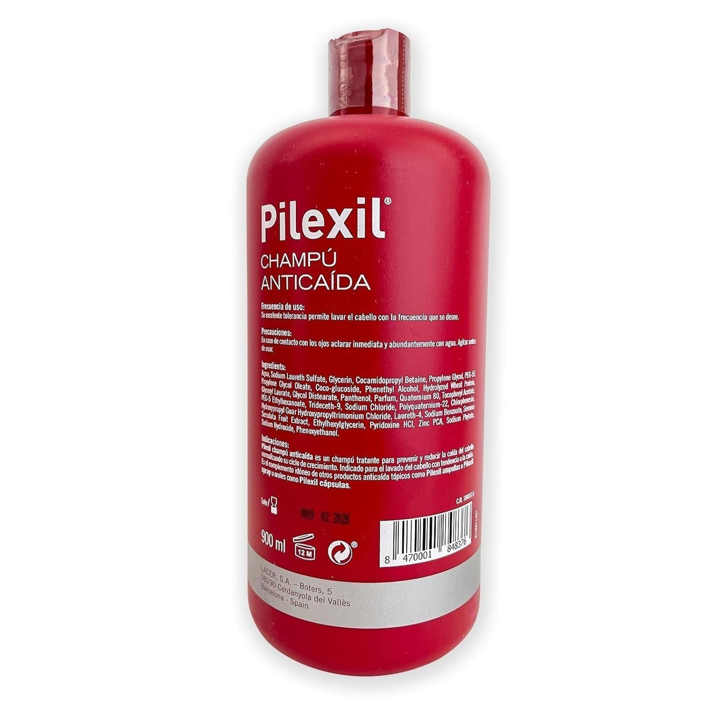 Lacer champú contra la caída del cabello 900 ml Lacer cuidado del cabello