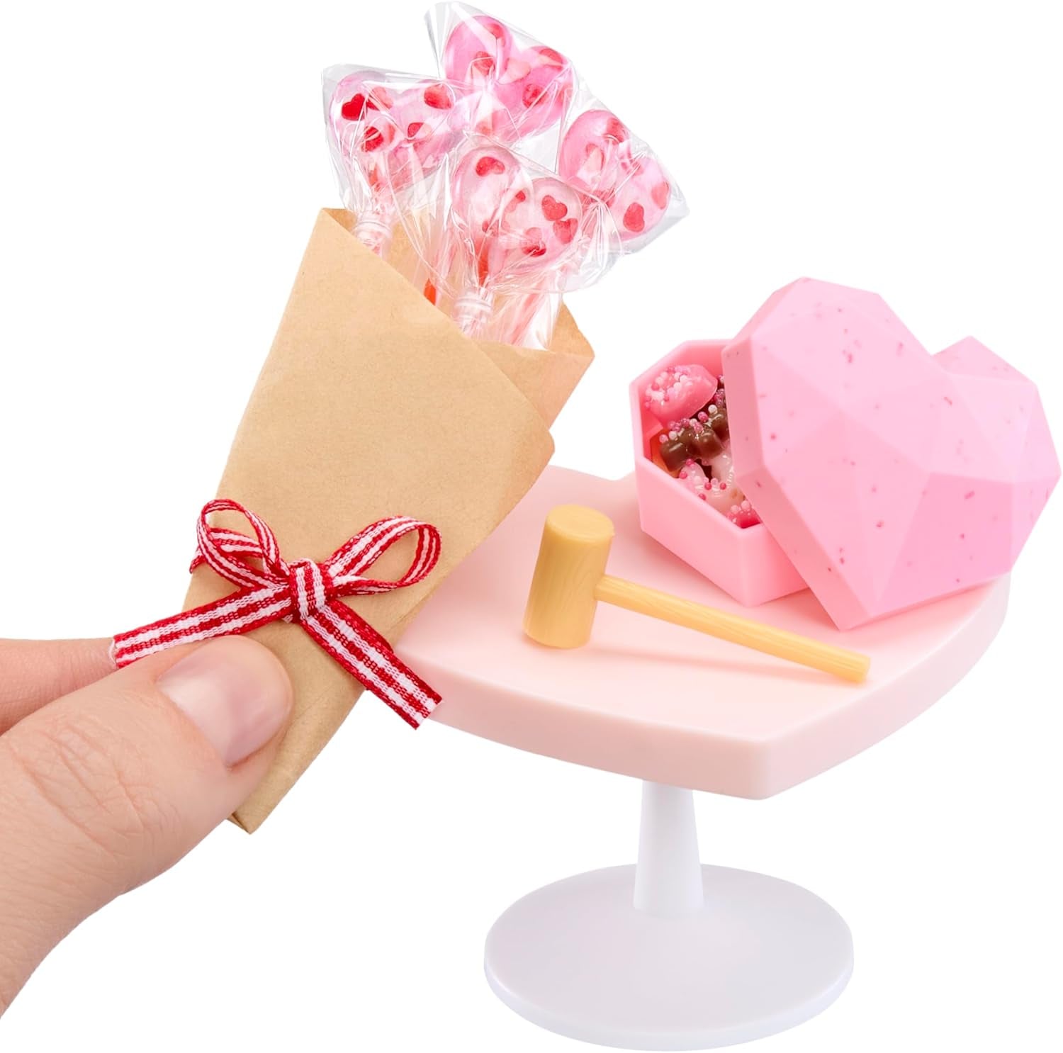 MGA Miniverse - Make It Mini with Love - Mini coleccionables, kit de manualidades de resina DIY, serie del día de San Valentín, réplicas de alimentos, no comestible - Para coleccionistas y niños a partir de 8 años