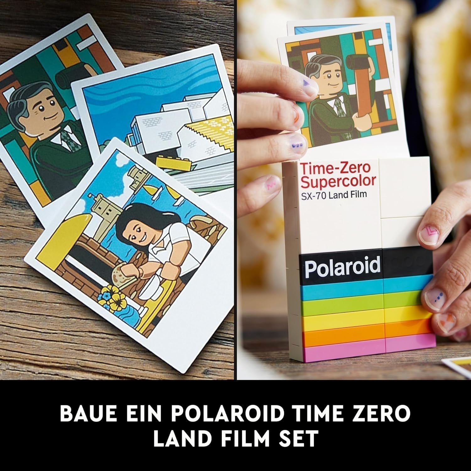 LEGO Ideas Set de cámara Polaroid Onestep SX-70 para adultos, coleccionable con detalles auténticos, actividad creativa, regalos de fotografía para mujeres, hombres, él, ella y adolescentes 21345 Juegos de construcción Ver en LEGO-Store