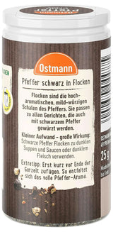 Ostmann - Copos de pimienta negra, 25 gramos Condimente Naty Shop