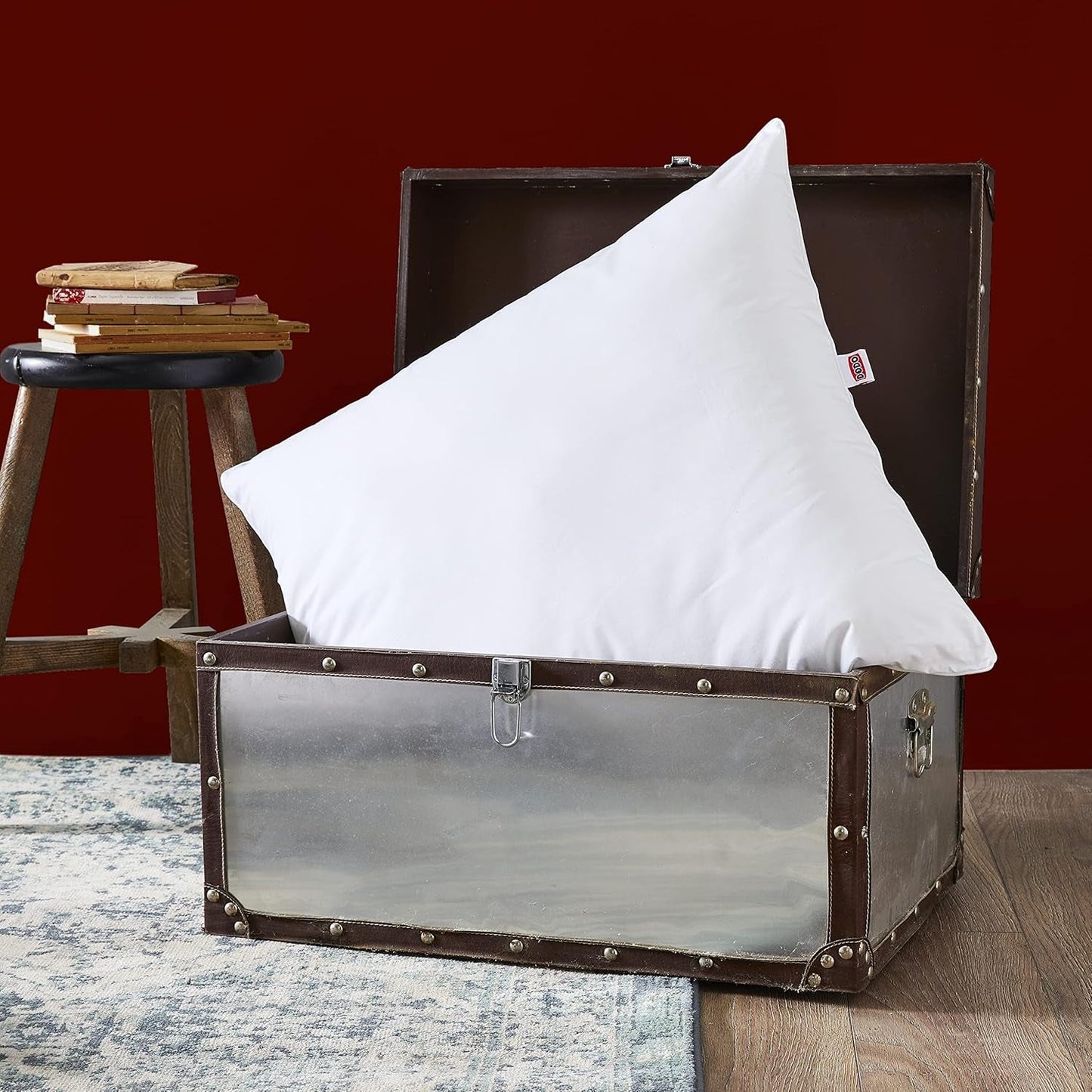 Almohada para ácaros y chinches 60 X 60 cm, confort medio, almohada Multi Protect, suavidad y protección, lavable a máquina a 40 °C Naty Shop almohadas estándar