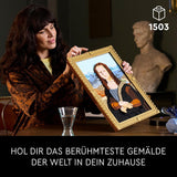 LEGO Art Mona Lisa, Set para adultos, Pintura de Leonardo Da Vinci para colgar, Actividad creativa para hombres y mujeres, Regalo para amantes del arte, Arte del Renacimiento italiano 31213 Juegos de construcción Besuche den LEGO-Store