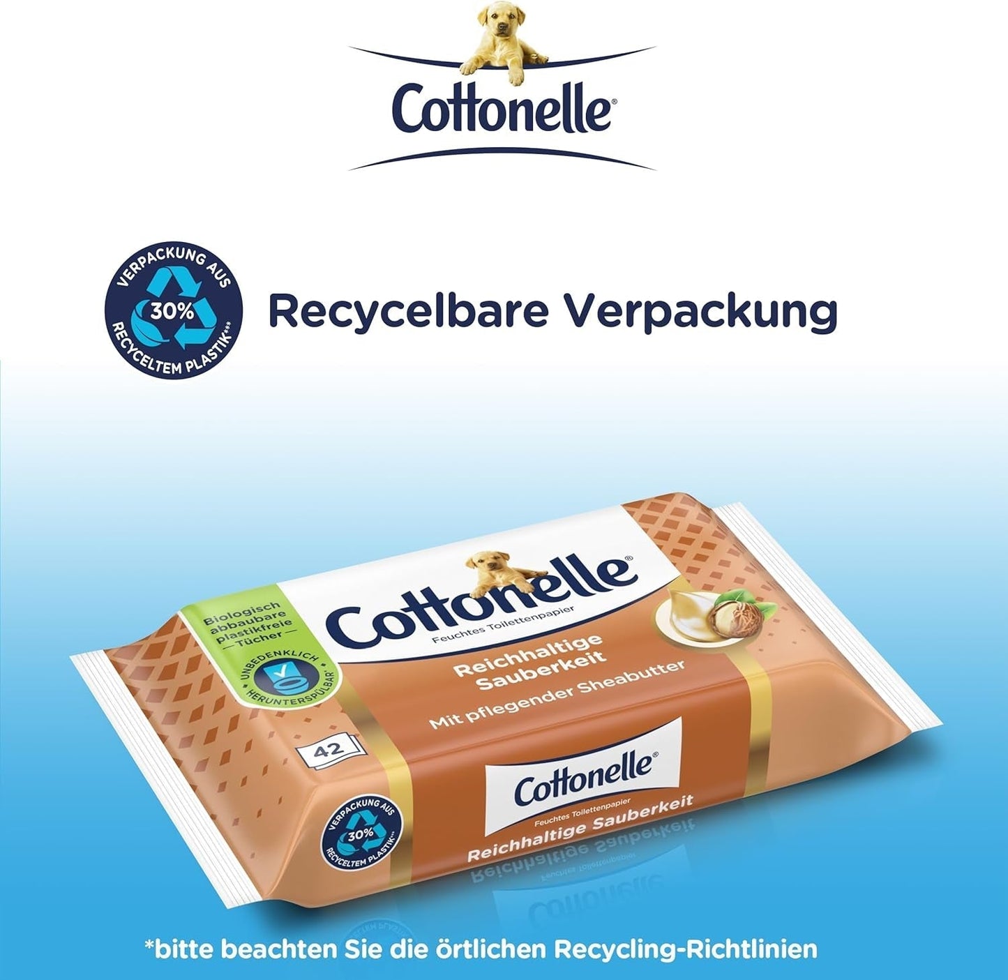 Toallitas húmedas, My Spa Experience - Cachemira y manteca de karité, biodegradables, sin plástico, resellables, paquete económico, 12 x 42 toallitas húmedas
