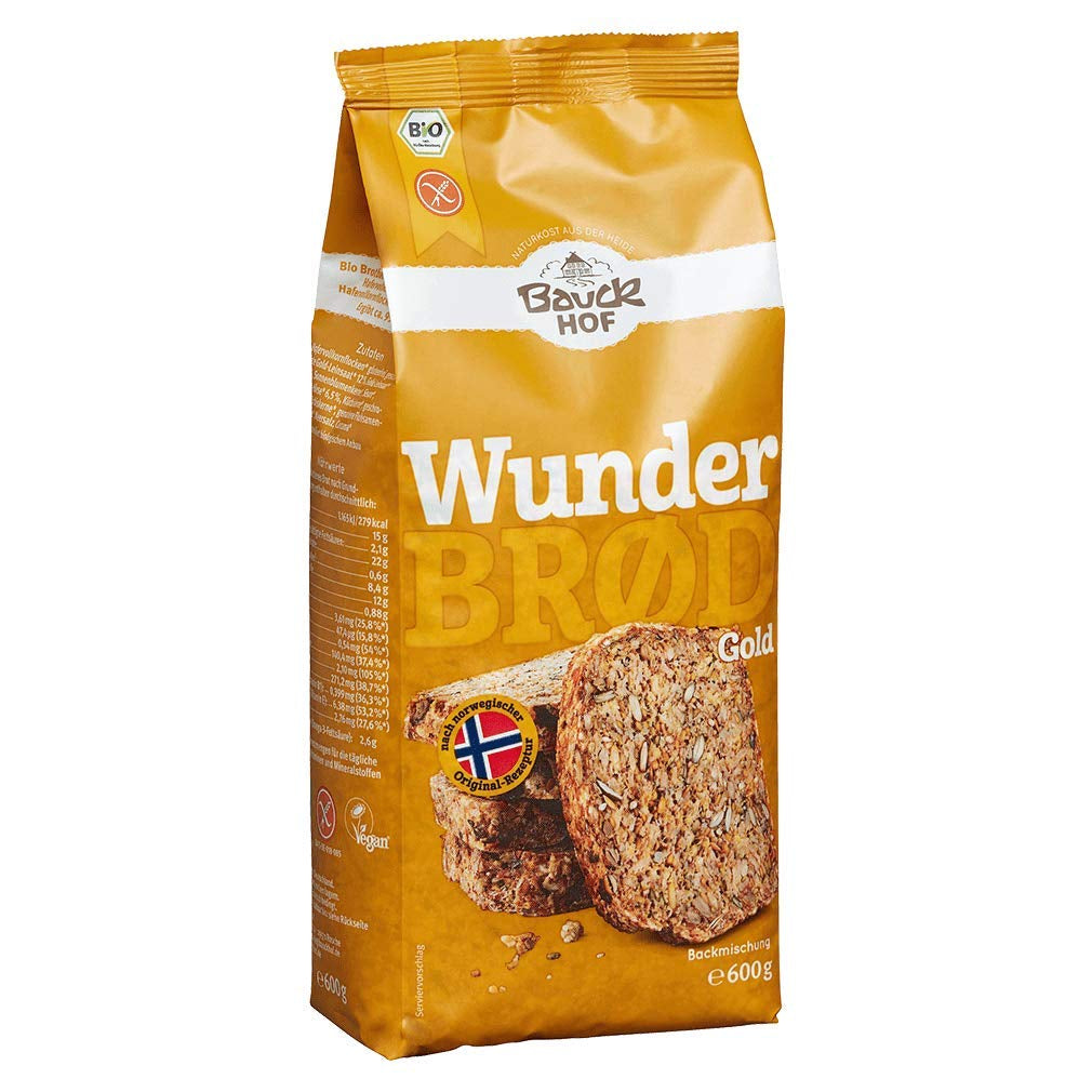 Wunderbrød Gold, 600 G Naty Shop 600 G (1er paquete)
