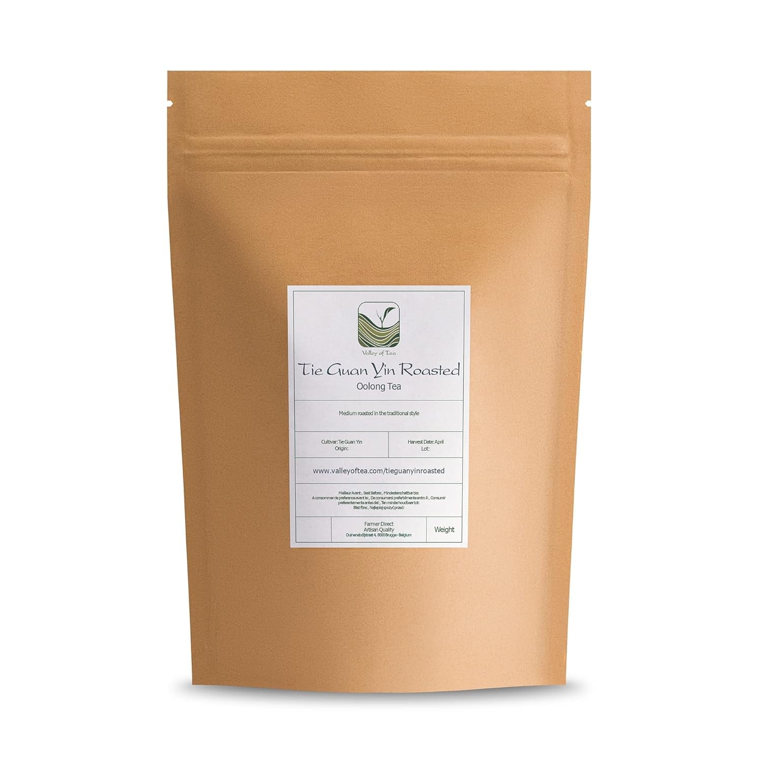 Té Tie Guan Yin Oolong - Té azul tostado Ti Kuan Yin China - Té chino Wu Long Tieguanyin - Té azul Té Olongh Té Olongo